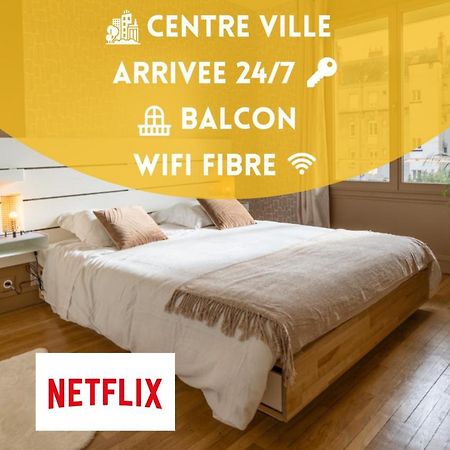 Tours Centre - Proche Gare - Parking Velo - Balcon - Arrivee Autonome 아파트 외부 사진