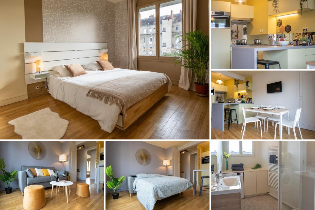 Tours Centre - Proche Gare - Parking Velo - Balcon - Arrivee Autonome 아파트 외부 사진